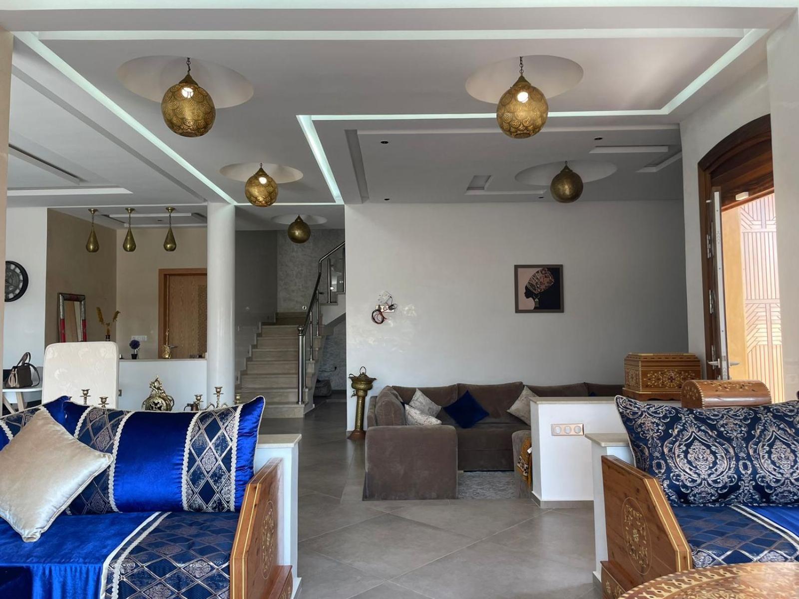 Villa Moderne A 5 Min De La Plage Avec Jardin Et 3 Salons Эс-Сувейра Экстерьер фото