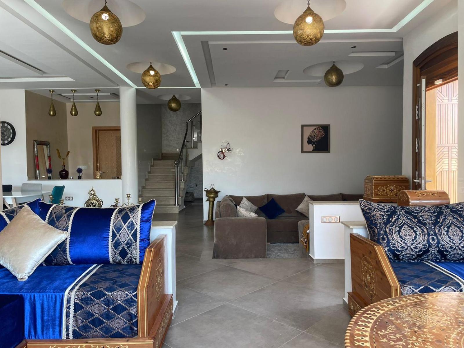 Villa Moderne A 5 Min De La Plage Avec Jardin Et 3 Salons Эс-Сувейра Экстерьер фото