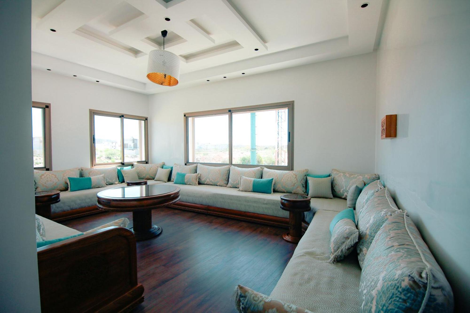 Villa Moderne A 5 Min De La Plage Avec Jardin Et 3 Salons Эс-Сувейра Экстерьер фото