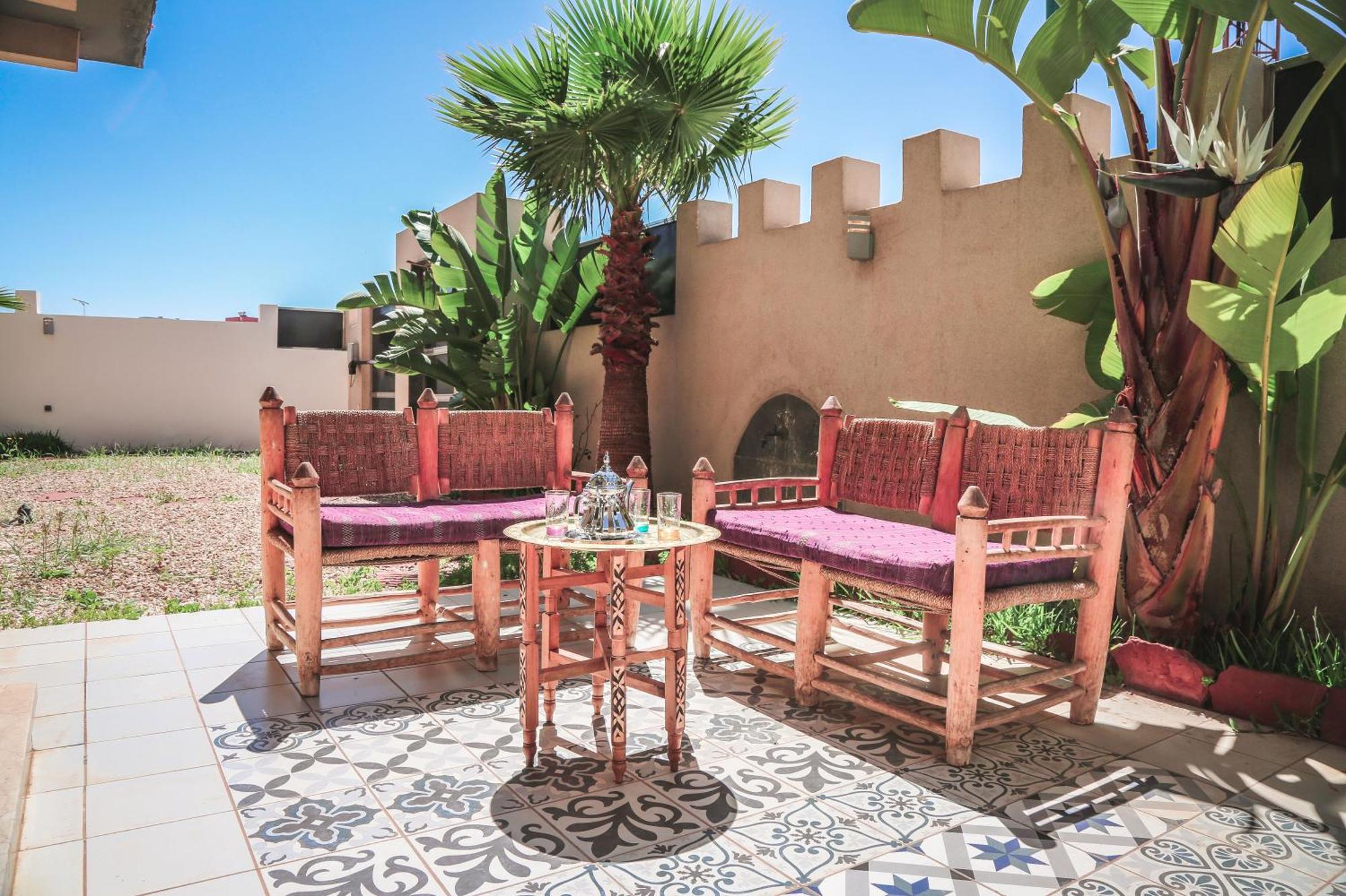 Villa Moderne A 5 Min De La Plage Avec Jardin Et 3 Salons Эс-Сувейра Экстерьер фото
